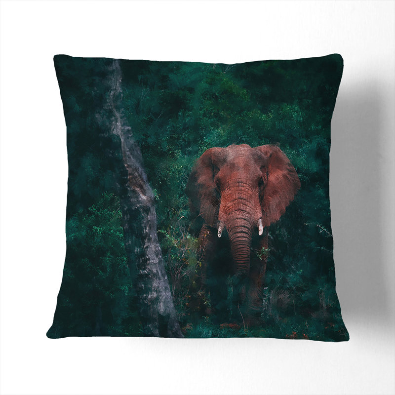 Elephant Vol.8 Square Throw Cushion, 55cm H x 55cm W x 20cm D