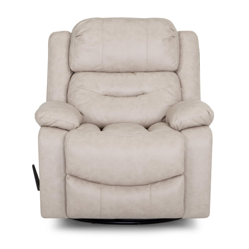 Ryals Swivel Glider Recliner, Beige