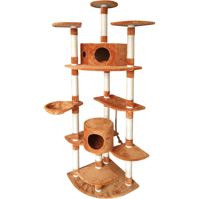 Condo pour chat à gratter 81" deluxe sky