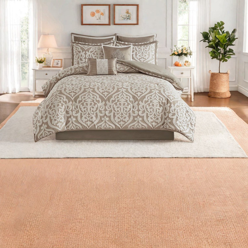 Ensembles de literie en jacquard de luxe, édredon en polyester pour lit très élégant