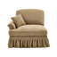 Canapé en chenille LSF avec 1 coussin-626353910