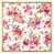Toile avec cadre flottant or