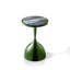 Table d'appoint en métal avec plateau en galaxie et base en dôme Cheryll
