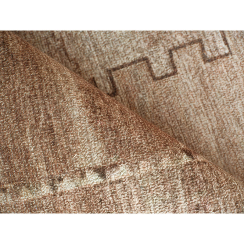 Estate Hand Loomed PET Camel/Brown Area Rug, 8'X10'