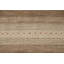 Tapis rayé brun Gabbeh 4 x 6