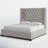 Charette Upholstered Wingback Bed-710362181-713713874
