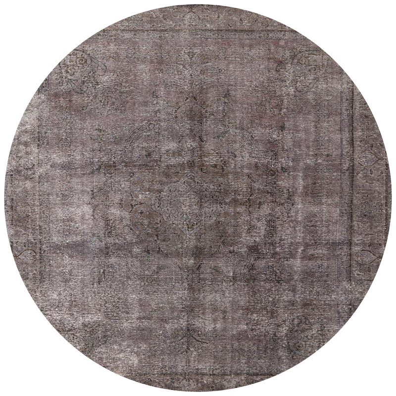 Tapis oriental gris Jadiel, Rond 5 pi