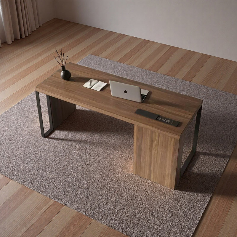 Bureau de style rétro, H 29,52 po x l 62,99 po x P 27,55 po