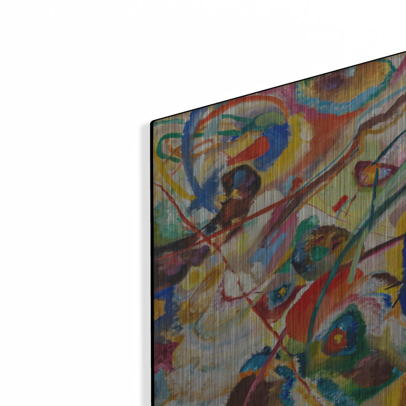 Art luxueux en métal «Sketch 2 For Composition VII» par W «Sketch 2 For Composition VII» par MASTERS