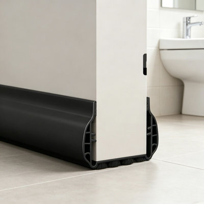 Door Sweep, Under Door Draft Stopper Weather Stripping, Soundproof Cold Air Insulation Door Bottom Seal Gap Filler, Easy Install Energy Saving Door Blocker