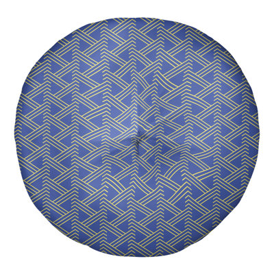 Coussin de sol zig zag classique