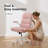 Ergonomic Onolee With Flip-Up Armrests，Onolee Adjustable Desk Chair For Small Spaces-485767530