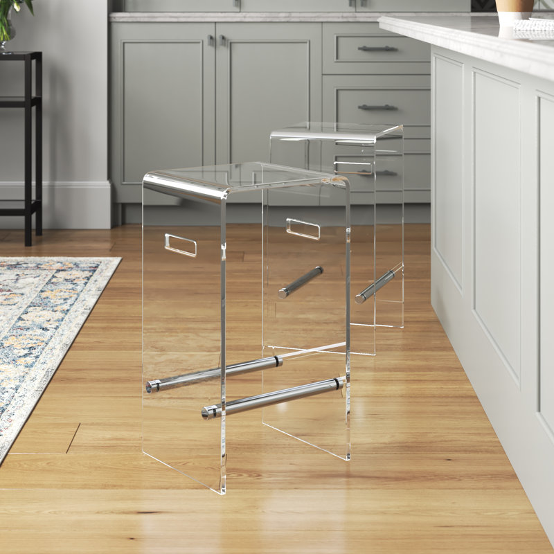 Counter Stool, Chrome Footrest