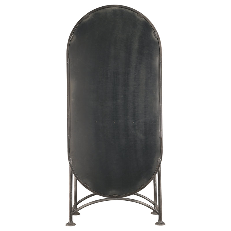 Rustic Modern Wine & Bar Accent Cabinet with LED Lighting