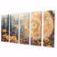 Ayling - Art mural fleurs sauvages - Art mural traditionnel sur toile 5 pièces-2006253577