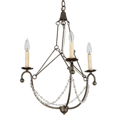Lustre géométrique à 3 lumières Kaitlynn