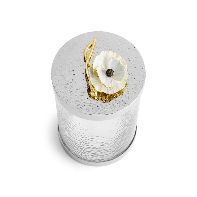 Anemone Canisters, 9.5" H x 5.25" W x 5.25" D