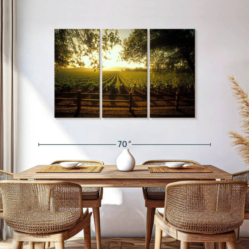 Alvord Oakville Vineyard, H 36 po x l 57 po