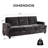 Cozy Chenille Soft Pack Three-Seater Sofa-892873744