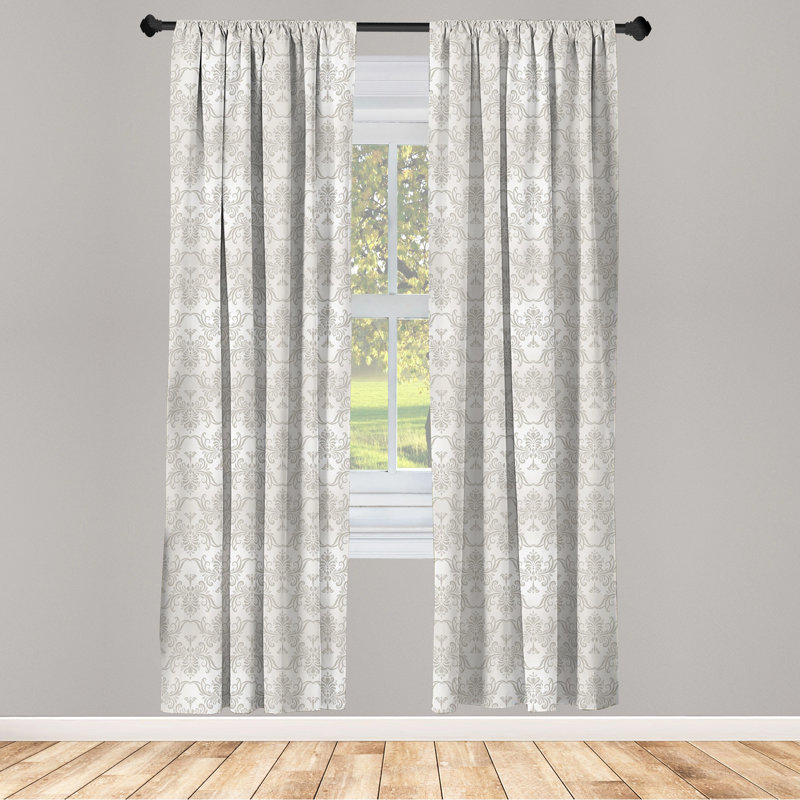 Semi-Sheer Rod Pocket Sliding Panel, 28" x 84"