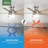 46" Anslee 5 - Blade LED Flush Mount Ceiling Fan with Pull Chain and Light Kit Included-56335050
