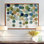 «Watercolor Minimalist Meditation Stone Collage - Abstract Shapes Wall Art, Blue Modern, reproduction sur toile