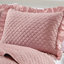 Bashira Diamond Ruffle Stonewash Embroidered Quilt Set-1232159989-1232159991