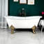 Baignoire de trempage sur pieds en fonte émaillée Vintage Luxury-138223739