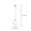 Carnahan 1 - Light Satin Nickel Sphere Pendant-13642269