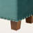 Johs Storage Bench in Teal Velvet Fabric Upholstered, 17.32'' H X 52.17'' W X 16.73'' D-1405234161