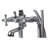 Canova Royal 71'' x 33.5'' Freestanding Soaking Stone Bathtub with Faucet