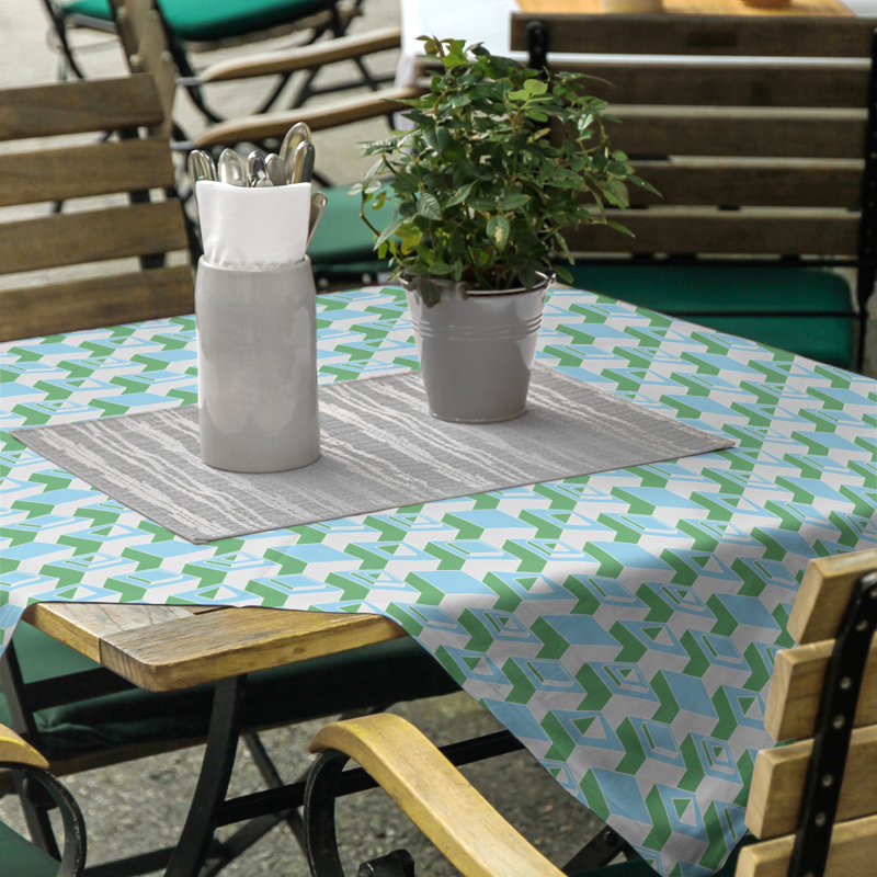 Nappe de gratte-ciels classiques, Sarcelle / Vert