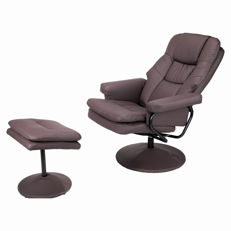 Fauteuil inclinable pivotant en cuir Scratch Cat