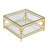 Square Glass Coffee Table-1776380071