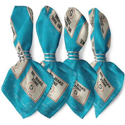 Caire Polyester Nautical Square Napkin