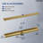  23.62" x 3.15" Linear Grid Shower Drain Trim-110910927