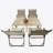 Multi-Function Foldable And Portable Dining Set, 1 Dining Table & 4  Folding Chairs