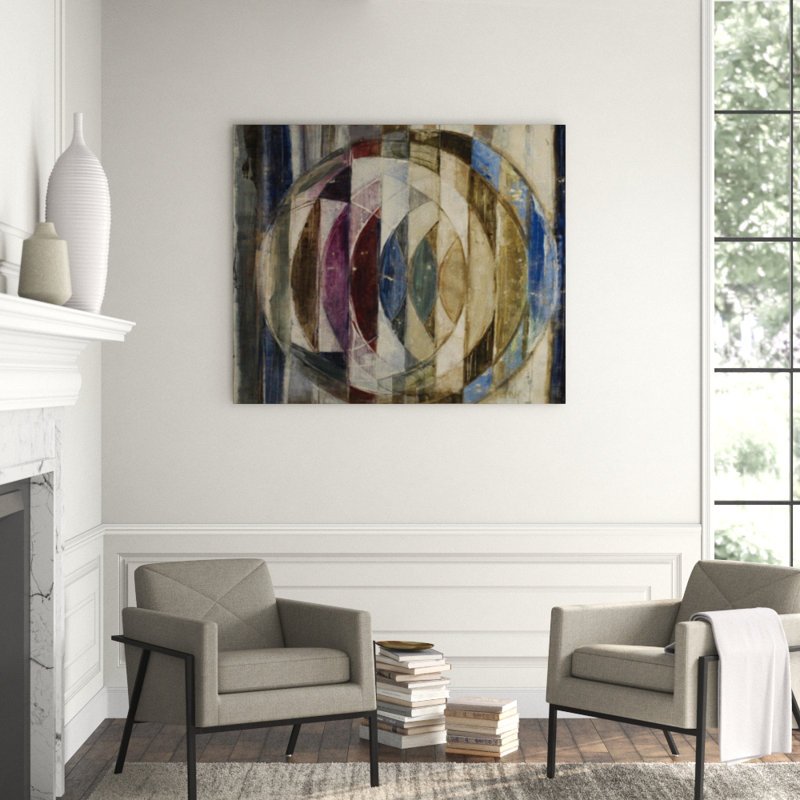 Interval Print by Chelsea Art Studio, 36" H x 43" W x 1.5" D, Image Brush Gel