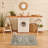 Darryl-James Soft Plush Vintage Distressed Machine Washable and Foldable Rug Non-Slip-1942146155