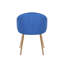 Chaise d'appoint rembourrée en velours Cohen-1312162169
