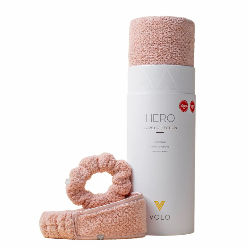 UltraSoft QuickDry Hair Towel & Spa Headband Set - Super Absorbent Nanoweave Microfiber Collection