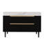 Ensemble de meuble-lavabo simple, autoportant et mural-482604371