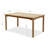 Anautica 6 - Person Wood Patio Dining Set with Rectangular Table