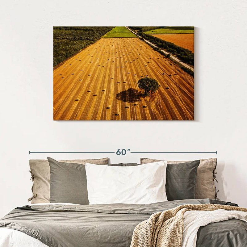 Alvord Hay Bales Fields, 30" H x 45" W