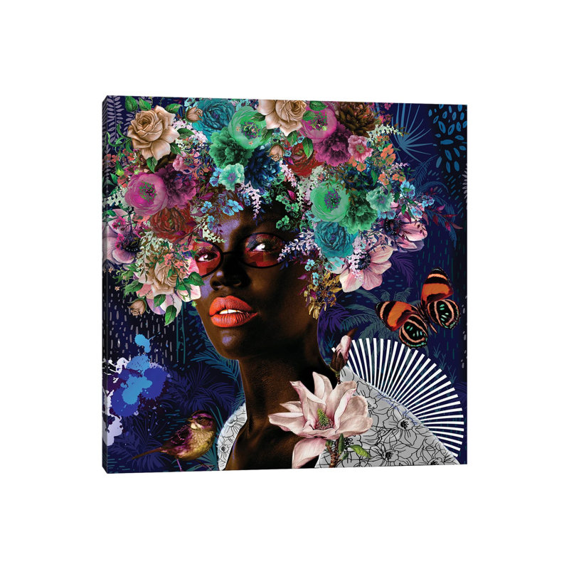 Women In Bloom - Colours Of Freedom by Yvonne Coleman Burney - Print on Canvas, Wrapped Canvas