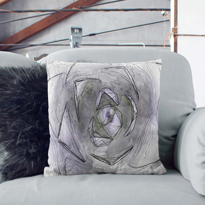 Floral Square Throw Cushion