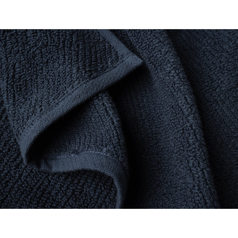 Air Weight Organic Bath Sheet, Midnight Indigo