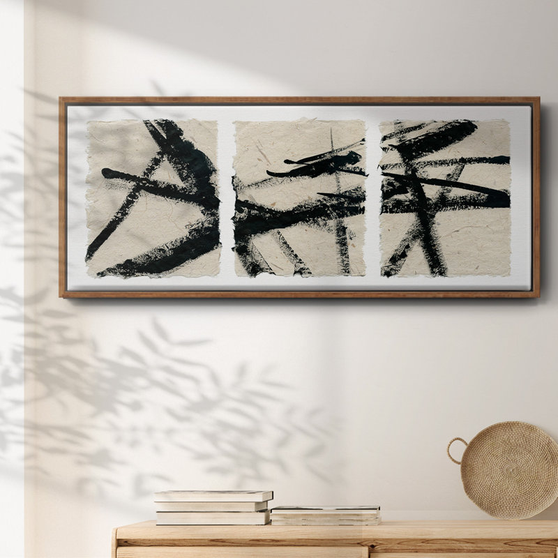 Got Our Lines Crossed - toile encadrée, H 20 po x l 50 po