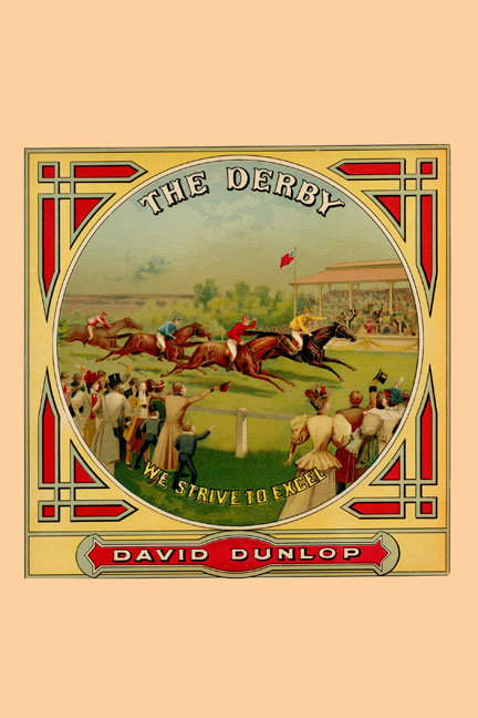 « the derby », affiche rétro