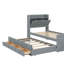 Lit simple en bois avec lit gigogne-1683528975